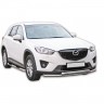 Защита переднего бампера «Труба двойная» (d51) для Mazda CX-5 (2011-2016)(Окрашенное) купить недорого с доставкой в Балашиха