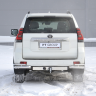 ТСУ /съемный квадрат/ с НЕРЖ накладкой TOYOTA LAND CRUISER Prado 150 2009-/ LC Prado 120 2002-2009/ LEXUS GX 460 2010-2013 купить недорого с доставкой в Балашиха