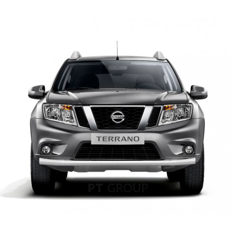Защита переднего бампера одинарная d63мм (НПС) RENAULT Duster 2016-2020/ NISSAN Terrano 2014- купить недорого с доставкой в Балашиха