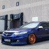 Вставка между клыками переднего бампера Modulo для Honda Accord (VIII gen)(2008-2013) купить недорого с доставкой в Балашиха