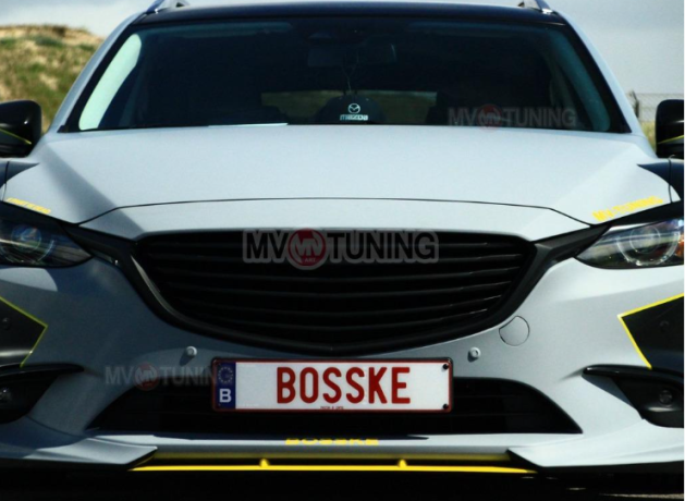 Спойлер-Вставка между клыками "SkyActivSport" для Mazda 6 (2015-н.в.) купить недорого с доставкой в Балашиха
