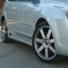 Накладки на пороги "Sport" для Ford Focus 2 (хэтчбэк) 3-5D (2004-2011) купить недорого с доставкой в Балашиха