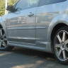 Накладки на пороги "Sport" для Ford Focus 2 (хэтчбэк) 3-5D (2004-2011) купить недорого с доставкой в Балашиха