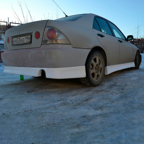Накладка на задний бампер "VERTEX style (JDM VERSION)"для Lexus IS, Toyota Altezza купить недорого с доставкой в Балашиха