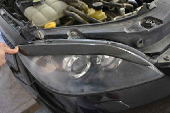 Реснички Карбоновые Mazda 3 (Hatchback) (МПС) купить недорого с доставкой в Балашиха