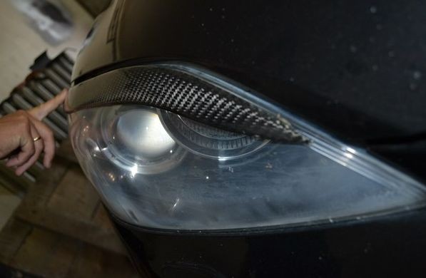 Реснички Карбоновые Mazda 3 (Hatchback) (МПС) купить недорого с доставкой в Балашиха