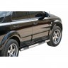 Защита порогов с проступью (d76) для KIA Sorento LX (2006-2010)(Окрашенное) купить недорого с доставкой в Балашиха