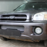Защита радиатора "Standart" Hyundai Santa Fe (2000-2006) низ, хром купить недорого с доставкой в Балашиха
