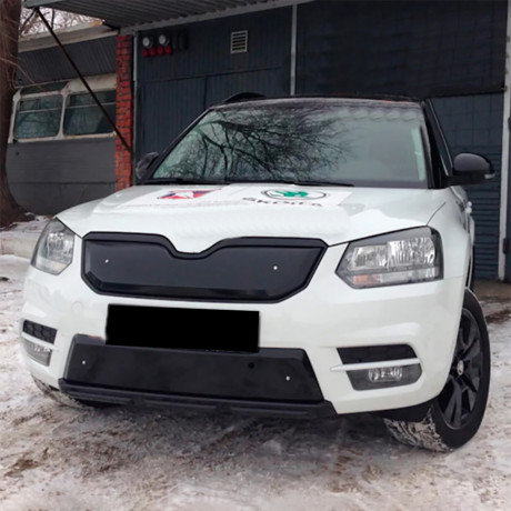 Зимний экран нижний, (под покраску) для Skoda Yeti City (2013-2018) купить недорого с доставкой в Балашиха