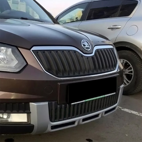 Зимний экран нижний, (под покраску) для Skoda Yeti Outdoor (2013-2018) купить недорого с доставкой в Балашиха