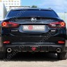 Диффузор заднего бампера var №2 (с килями + стоп сигнал) для Mazda 6 (2013-н.в.) купить недорого с доставкой в Балашиха