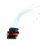 Разъем к датчику массового расхода воздуха BOSCH для B@3 2108-21099, 2110-2112, 2113-2115, 21214 (с проводами сечением 0,5 кв.мм, длина 120 мм) купить недорого с доставкой в Балашиха