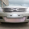 Защита радиатора "Standart" Nissan Almera хром купить недорого с доставкой в Балашиха