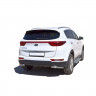 Защита заднего бампера «Уголки» (d51) для Kia Sportage (2016-н.в.)(Окрашенное) купить недорого с доставкой в Балашиха