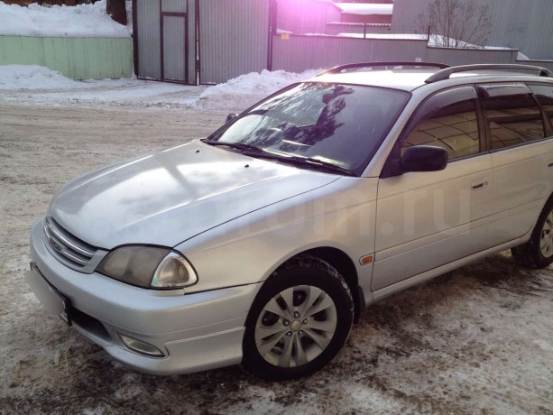 Накладки (клыки) на передний бампер (сток) Toyota Caldina (210) Рестайлинг купить недорого с доставкой в Балашиха