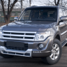 Накладка (юбка) переднего бампера "Broomer Design" (Без ДХЛ) для Mitsubishi Pajero IV (2006-2015) купить недорого с доставкой в Балашиха