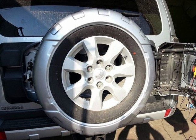 Бокс запасного колеса не окрашенный и прошитый для Mitsubishi Pajero IV (2006-2014) купить недорого с доставкой в Балашиха