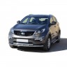Защита переднего бампера «Труба двойная» (d51) для KIA Sportage (2010-2015)(Окрашенное) купить недорого с доставкой в Балашиха