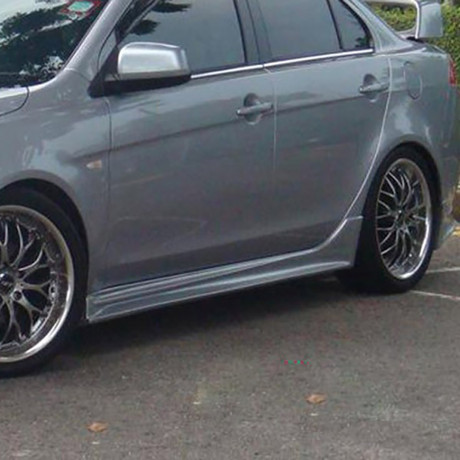 Накладки на пороги "Zodiak" для Mitsubishi Lancer X (2007-2016) купить недорого с доставкой в Балашиха