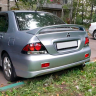 Накладка заднего бампера "2.0L" для Mitsubishi Lancer 10 (2007-2016) купить недорого с доставкой в Балашиха