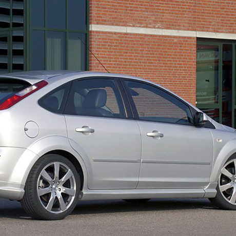 Накладки на пороги "MS" для Ford Focus 2 (2004-2011) купить недорого с доставкой в Балашиха