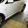 Накладки на пороги "EVO-style" для Mitsubishi Lancer 10 (2007-2016) купить недорого с доставкой в Балашиха
