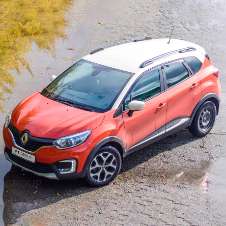 Рейлинги (Серебристый Муар) RENAULT Kaptur (2016-н.в.) купить недорого с доставкой в Балашиха