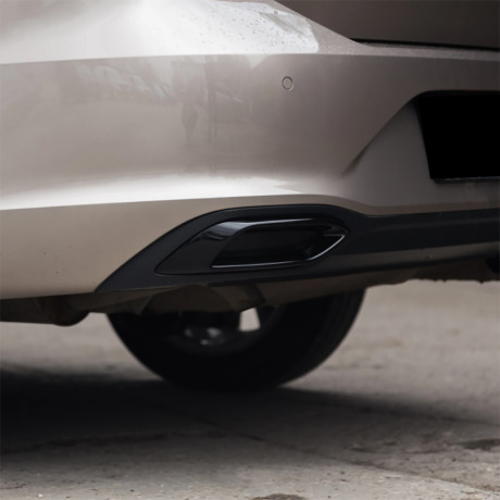 Имитация выхлопа BLACK (черный глянец) для Volkswagen Polo Liftback (2020-2023) купить недорого с доставкой в Балашиха