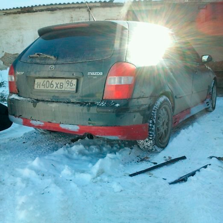Накладка на задний бампер "Noname" для Mazda 323 f купить недорого с доставкой в Балашиха