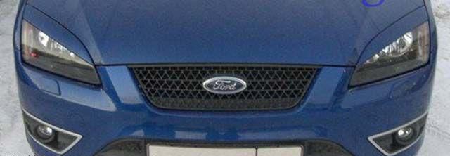 Накладки на фары (реснички) широкие var №2 для Ford Focus 2 (2004-2008) купить недорого с доставкой в Балашиха