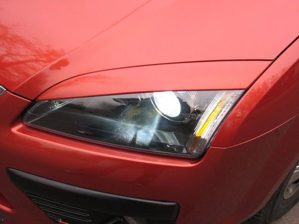 Накладки на фары (реснички) широкие var №2 для Ford Focus 2 (2004-2008) купить недорого с доставкой в Балашиха