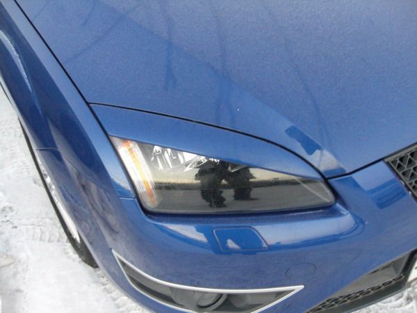 Накладки на фары (реснички) широкие var №2 для Ford Focus 2 (2004-2008) купить недорого с доставкой в Балашиха