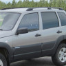 Рейлинги B@3 2123 "Chevrolet Niv@" (2002-2020), L@DA Niv@ Travel Серебристый пластик купить недорого с доставкой в Балашиха