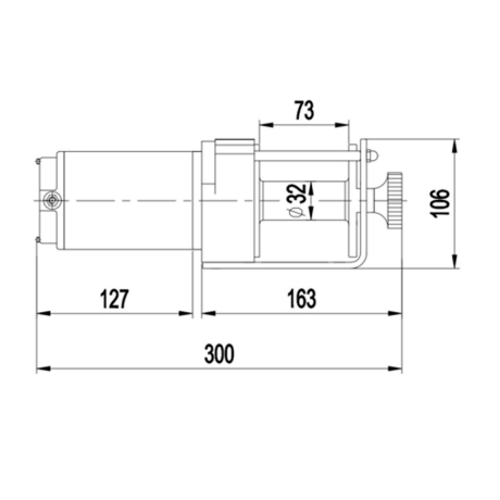 Лебедка для квадроцикла "Master Winch" PM3000, электрическая, 12В купить недорого с доставкой в Балашиха