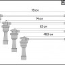 Провода высоковольтные для Hyundai Trajet, Santa Fe, Sonata, Sonata IV; Mitsubishi Lancer, Galant (27501-38B00) купить недорого с доставкой в Балашиха