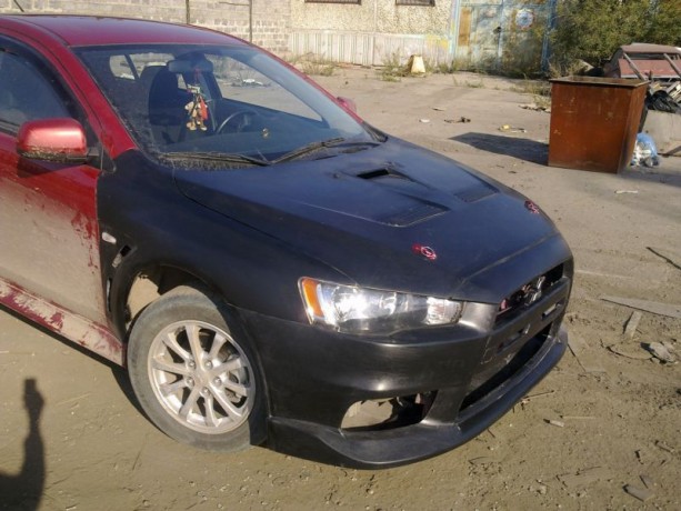 Пластиковые крылья с жабрами EVO Mitsubishi Lancer Evolution X купить недорого с доставкой в Балашиха