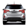 Защита заднего бампера угловая d63мм (НПС) KIA Sorento (2014-2020 г.в.) купить недорого с доставкой в Балашиха