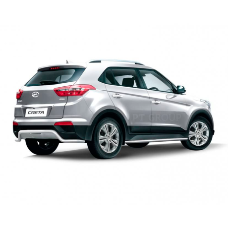 Защита заднего бампера d51мм "Волна" (НПС) HYUNDAI Creta (2016-2020 г.в.) купить недорого с доставкой в Балашиха