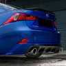 Диффузор заднего бампера №1 (с килями) для Lexus IS III (с 2013-2022) купить недорого с доставкой в Балашиха