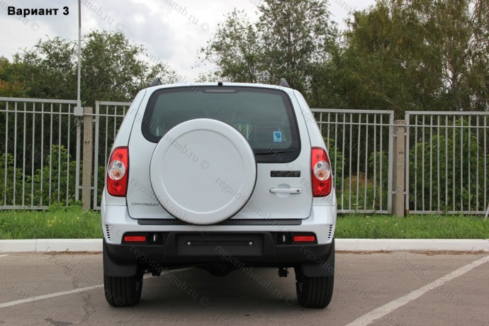 Чехол запасного колеса Chevrolet Niv@ с эмблемой Chevrolet купить недорого с доставкой в Балашиха