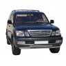 Защита переднего бампера «Труба двойная» (d63,5) для Lexus LX 470 (1998-2007)(Окрашенное) купить недорого с доставкой в Балашиха