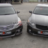 Решетка радиатора "Sport" (сетка в комплекте) var №1 для Honda Accord VIII (2008-2010) купить недорого с доставкой в Балашиха