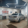 Диффузор заднего бампера "2.0L" (шагрень, 1 выхлоп) для Mitsubishi Lancer 10 (2007-2016) купить недорого с доставкой в Балашиха