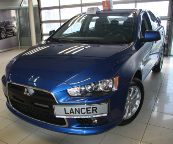 Рамка под номер на передний бампер (текстурный пластик) для Mitsubishi Lancer X (2010-2016) купить недорого с доставкой в Балашиха
