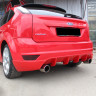 Накладка (юбка) заднего бампера "Lord" для Ford Focus 2 (2008-2011) купить недорого с доставкой в Балашиха