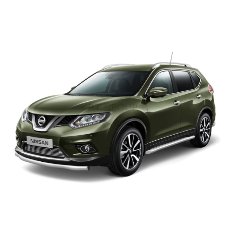 Накладка на решетку бампера (Без парктроника) O10мм (НПС) NISSAN X-Trail (2015-н.в.) купить недорого с доставкой в Балашиха