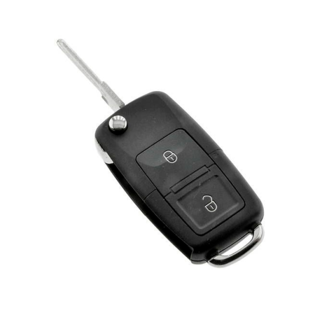 Чип-ключ выкидной с ПДУ 2 кнопки (стиль Volkswagen) B@3 2170-2172, 1117-1119, 2190, 2191, 2123, Datsun (седан, хэтчбэк) купить недорого с доставкой в Балашиха
