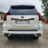 Накладка на задний бампер "Wald" для Toyota Land Cruiser Prado 150 (2017-н.в.) купить недорого с доставкой в Балашиха
