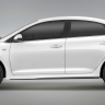 Накладки на пороги "Quant" для Hyundai Solaris (2017-2020) купить недорого с доставкой в Балашиха