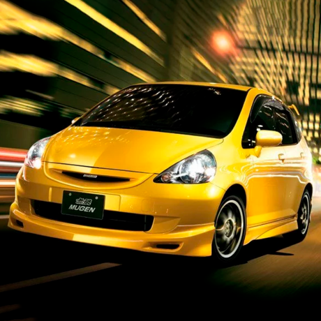 Комплект накладок и порогов "Mugen" для Honda Fit GD Рестайлинг купить недорого с доставкой в Балашиха